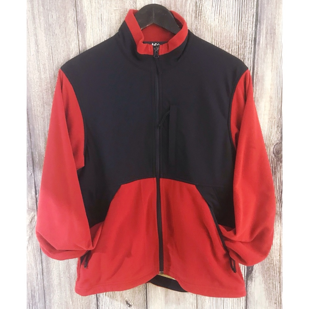 REI Softshell Hiking Vented Burnt Fleece Jacket